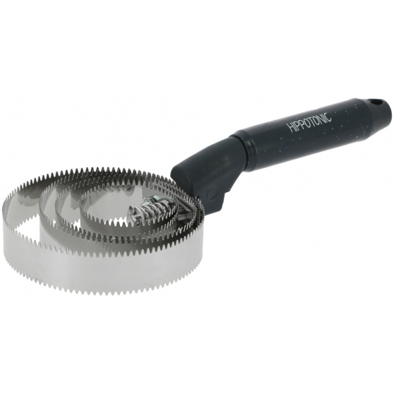 Hippo-Tonic Glitter Metal Curry comb