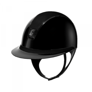 Casque Samshield Miss Shield 2.0 Shadowglossy top et bande frontale alcantara