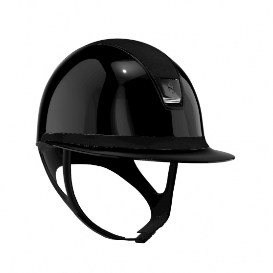 Casque Samshield Miss Shield 2.0 Shadowglossy top et bande frontale alcantara