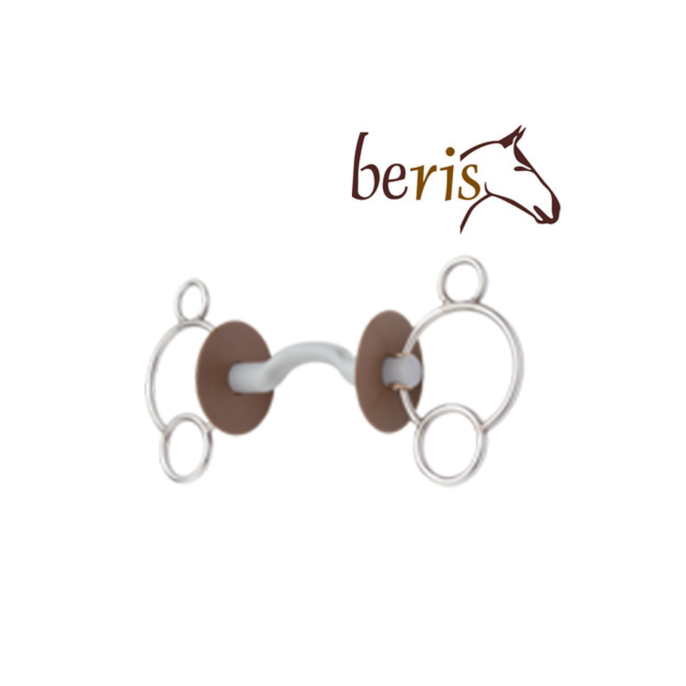 3- rings bit Beris with tongue port snaffle