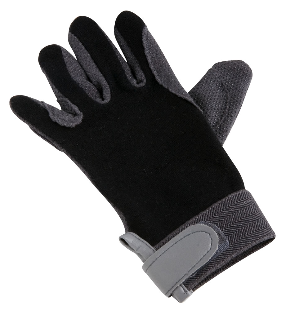 rubber palm cotton gloves