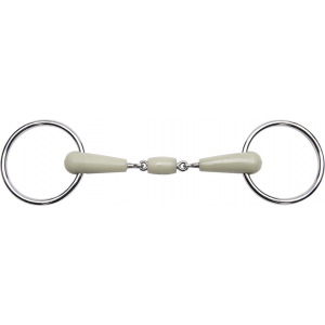Feeling Flexi double-jointed ring snaffle