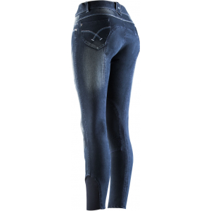 Pantalon Femme Jean Fleur EQUI-TH/ÈME Culotte Equitation