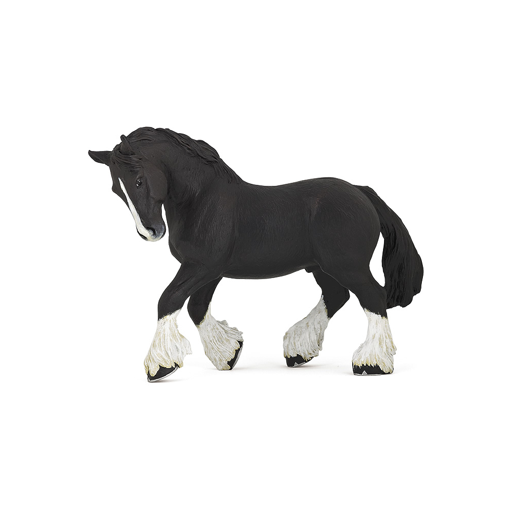 Papo Black Shire stallion