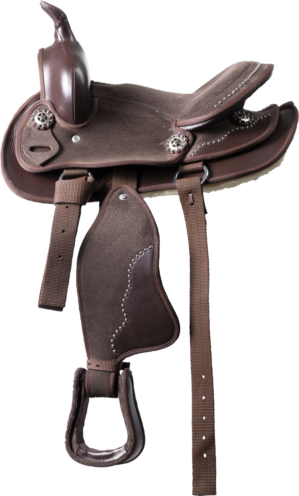 synthetic western saddle