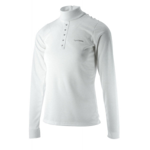 EQUITHÈME Shine Technic competition polo shirt, long sleeves