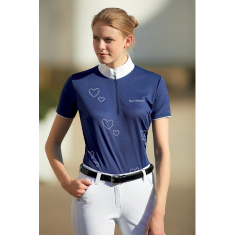 Polo EQUITHÈME Coeurs - Femme Polo EQUITHÈME Coeurs - Femme