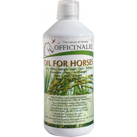 Aliment complémentaire Officinalis Oil for horses/ Huile pour chevaux
