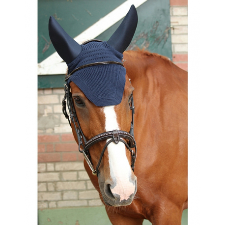 Couleurs Cheval Bonnet Chasse Mouches N/éoprene Marine Taille Equipement Cheval