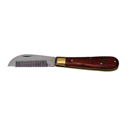 Couteau coupe-crinière pliant Couteau coupe-crinière pliant