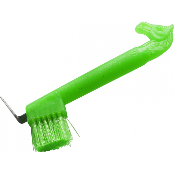 Cure-pied brosse à tête fluo pailleté Cure-pied brosse à tête fluo pailleté