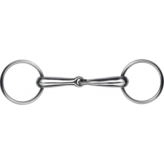 Feeling Satin finish stainless steel hollow loose ring snaffle