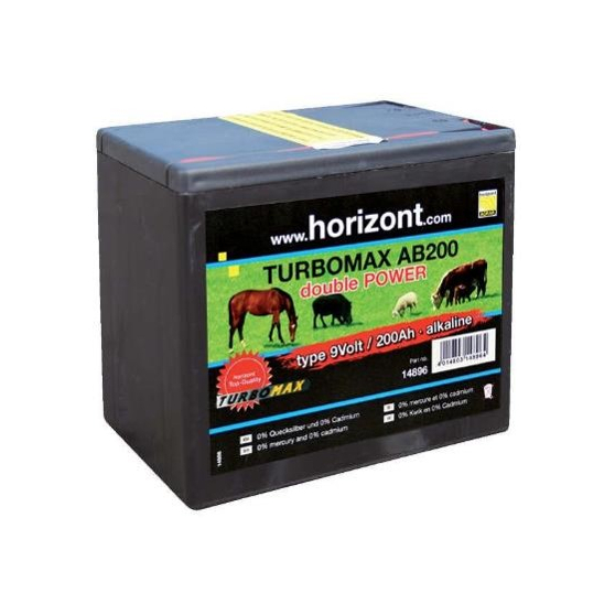 Horizont Turbomax AB200 battery 9V - 200 AH