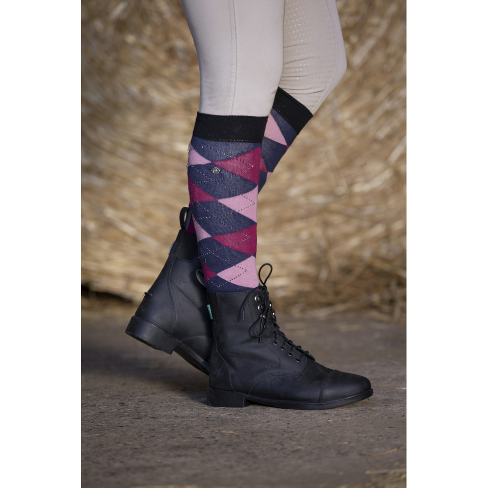 Horseware Cosy Womens Underwear Wellingtons Socks Scarlet All Sizes 