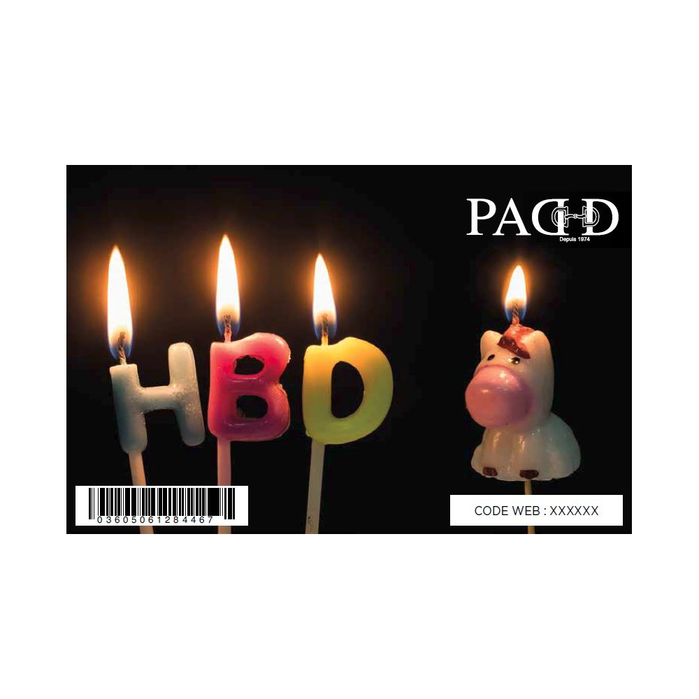 E-Carte Cadeau Happy Birthday