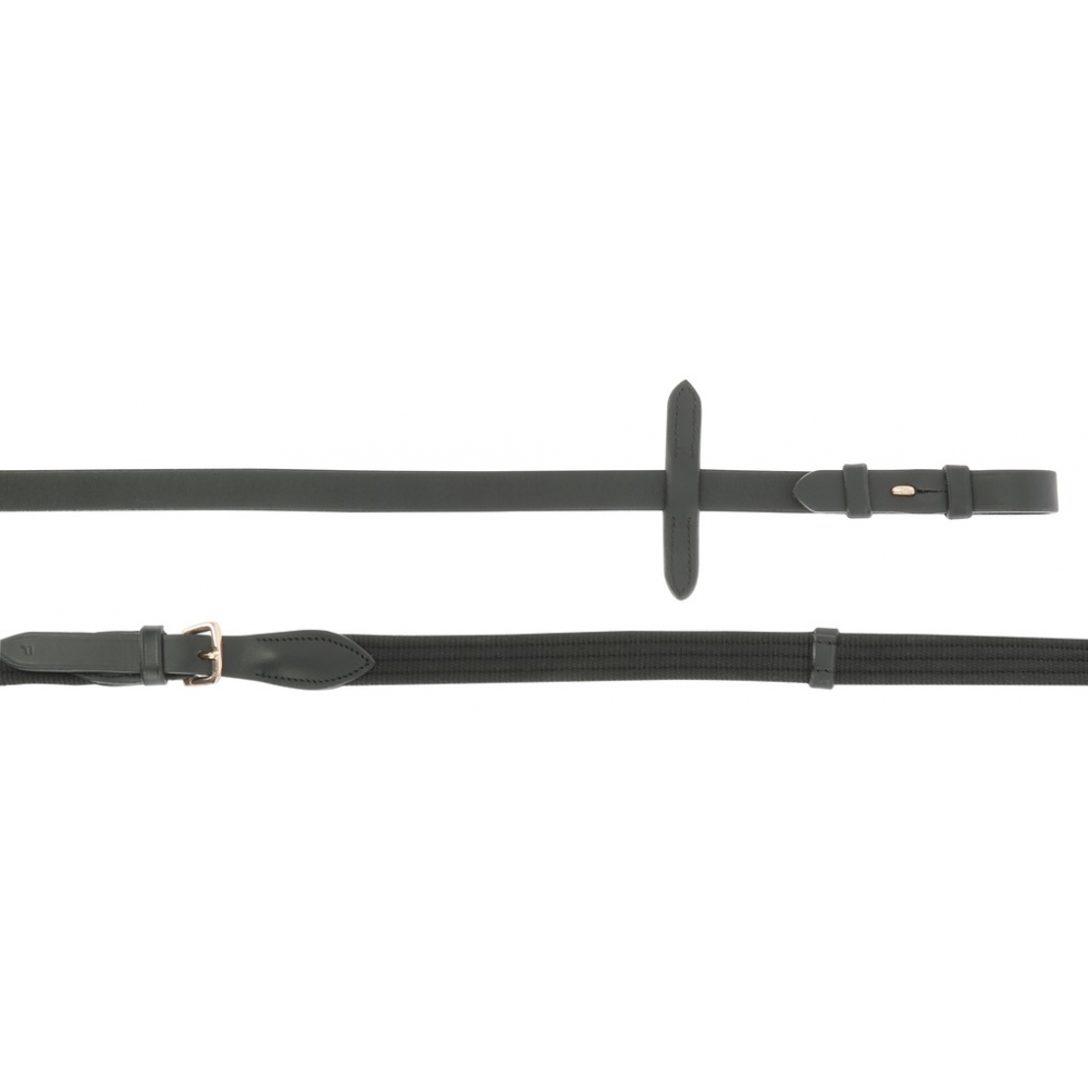 Norton Pro Rosegold leather reins