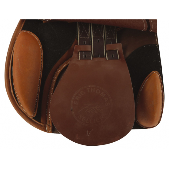 Eric Thomas Fitter Jumping saddle - lined leather