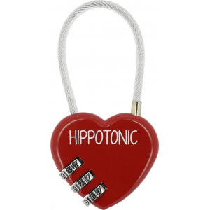 Hippo-Tonic Heart Padlock