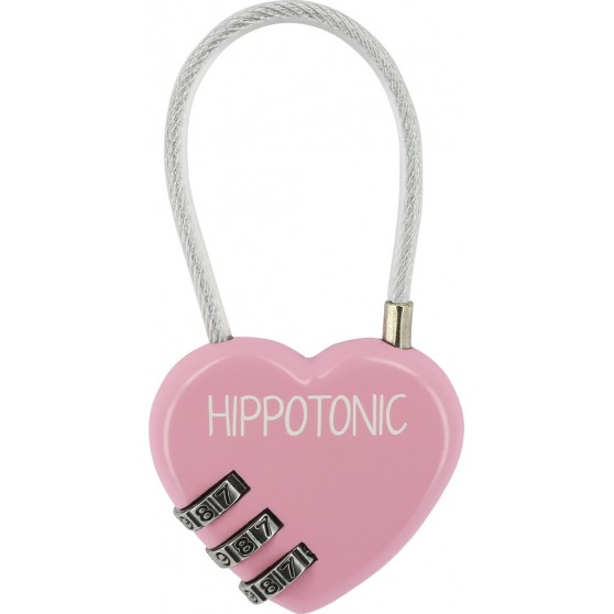 Hippo-Tonic Heart Padlock