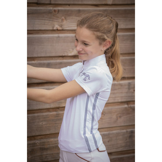 Polo de concours Pénélope Moon mesh - Enfant