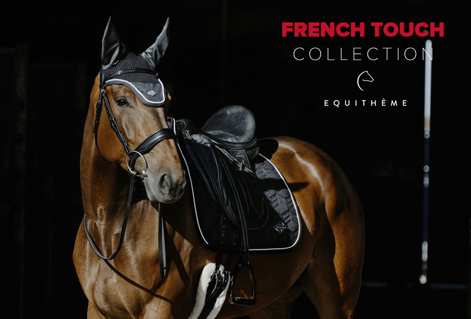 The French Touch collection for the horse on padd horsetack : saddle pads, lead rope and halter