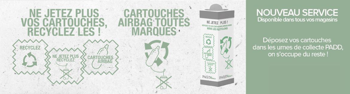 Recycler ses cartouches chez PADD